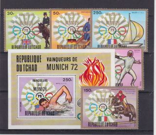 1972 Olympics Munich,  Set Mnh Sc 285/7,  C181/3 K1625