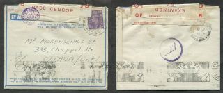 P352 - Poland Forces Gb Middle East 1944 Fieldpost 123 Censored Cover To Canada