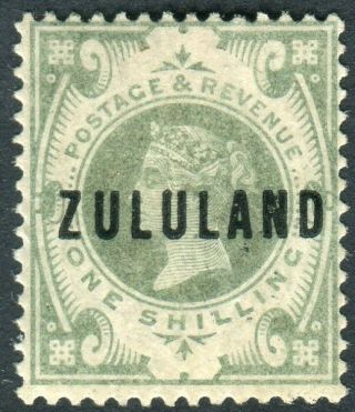 Zululand - 1892 1/ - Dull Green.  A Lightly Mounted Example Sg 10