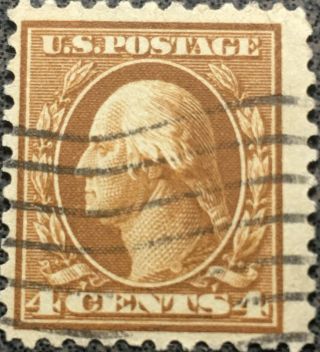 Scott 360 Us 1909 4 Cent Washington Postage Stamp Nm