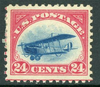 Usa 1918 Airmail First Issue 24¢ Scott C3 Vf Extra Fine Hinged J736