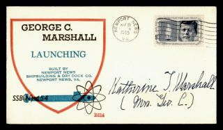 Dr Who 1965 Uss George C.  Marshall Navy Submarine Launch C129527