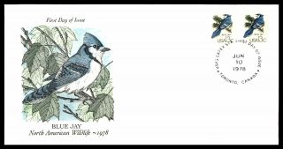 Mayfairstamps Us Fdc 1978 Blue Jay On Branch First Day Cover Wwb_69845