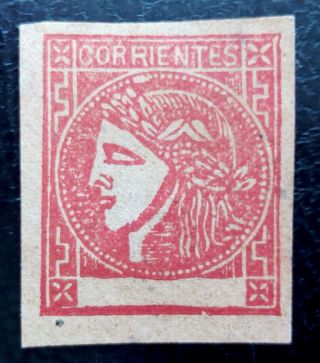 Argentina,  Corrientes,  Old Local Stamp