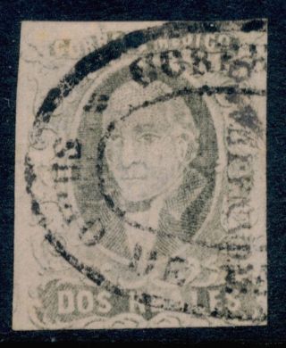 Yt05 Mexico 8 2r 1861 Guanajuato / Silao S 527 10pts Est $10 - 20 Great Stamp