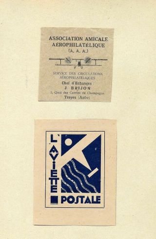 France Italy Ww1 Aviation Poster Labels& German Air Plane Material (27items) As198