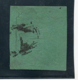 Natal 1857,  Sc.  2,  Sg 5,  Michel 2,  Cv 1700,  - €,  Six Pence Green,  Embossed