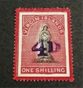 Nystamps British Virgin Islands Stamp 18 Og H $140
