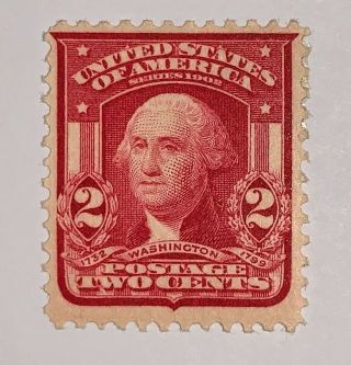 Travelstamps: 1903 Us Stamp Scott 319 Washington,  2 Cents,  Og,  Hinged