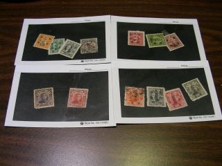 Drbobstamps China & Stamp (generally F - Vf) Lot On Dealer Stock Cards
