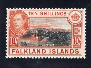 1938 - 50 Falkland Isl.  Sc 95a.  Sg 162. ,  Never Hinged,  Vf.