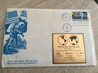 Postal History Usa Fdc Moon Landing Washington Dc Postmarks 1969