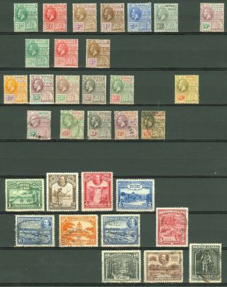 Early British Guiana.  & Selection On Stock Card.  Values To 96c.