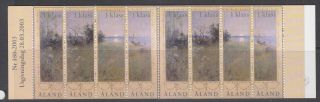 Aland 2003 Paintings Booklet Mnh