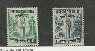 Angola,  Postage Stamp,  292 - 293,  1938,  Portugal Colony