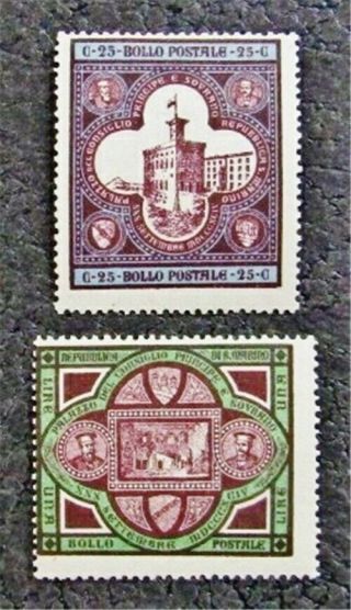 Nystamps Italy San Marino Stamp 29 31 Og H $46