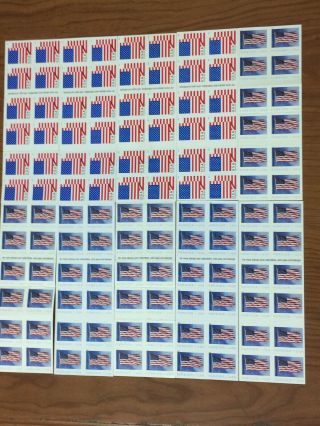 Usps Forever Stamps No Upc 10 Books Of 20 = 200 Stamp Fv $110 Not Counterfeits