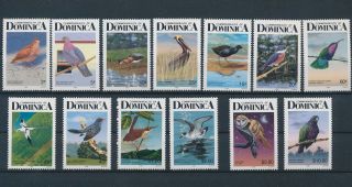 Gx03337 Dominica Animals Fauna Birds Fine Lot Mnh