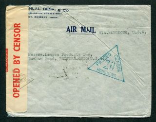 04.  12.  1940 India Kgvi Airmail 