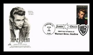 Dr Jim Stamps Us James Dean Hollywood Legend First Day Cover Art Craft