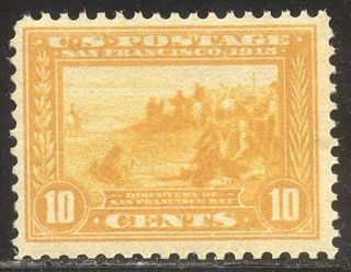 U.  S.  400 Vf Nh Beauty - 1913 10c Pan - Pacific ($250)