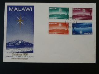 Christmas 1966 Fdc Malawi 82094