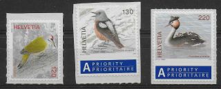 Switzerland 2008 Birds - Mnh - Vf Y.  T.  1986 - 8