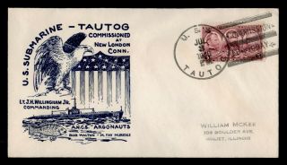 Dr Who 1940 Uss Tautog Navy Submarine Commissioned C130792
