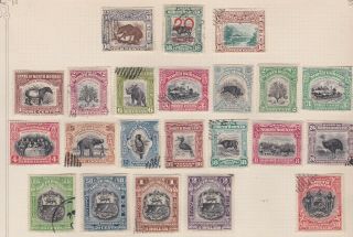 North Borneo 1909,  Sel.  To $10 - U/fu/mh