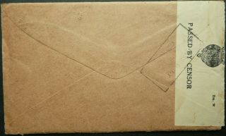 MALAYA 14 NOV 1940 POSTAL COVER,  CONTENTS FROM PENANG TO ST LOUIS,  USA - CENSOR 2