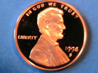 1998 - S (proof) Lincoln Cent
