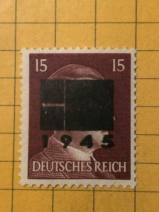 Germany (netszchkau Reichenbach) 1945 Post Wwii - Local Issue 15 Rpf.  Mnh