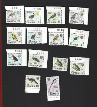 Gambia Sc 215 - 27 (1966) Complete Mnh