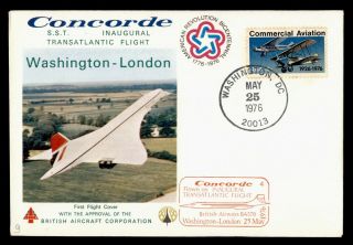 Dr Who 1976 Washington Dc To London Concorde First Transatlantic Flight C130903