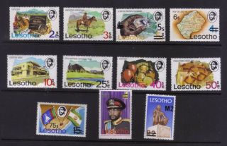 Stamps Lesotho Set Sc 302 - 312unused Mnh