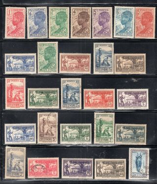 France Colonies Europe Ivory Coast Africa Stamps Hinged & Lot 51063