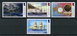 Tristan Da Cunha 2018 Mnh Wreck Of Mabel Clark 4v Set Ships Boats Stamps