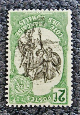 Nystamps French Somali Coast Stamp 62 Og H Center Inverted Paid: $100