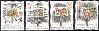 Cyprus 1994 Trees Of Cyprus - Specimen Mnh