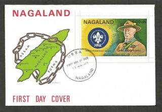 1971 Nagaland Boy Scouts Ss Fdc
