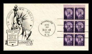 Dr Jim Stamps Us Statue Of Liberty Aristocrats First Day Cover Booklet Pane