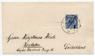 1901 German South West Africa To Germany Cover,  Scarce 20pf Stamp,  Look