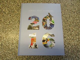 Jersey Post Yearbook = 2016 Complete ?? - Face Value Of Stamps In There = £77,