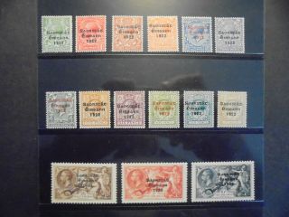 Ireland Stamp Serie,  Imprint 1922,  Mh