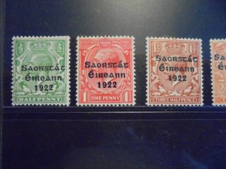 Ireland stamp serie,  imprint 1922,  MH 2