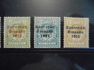 Ireland stamp serie,  imprint 1922,  MH 5
