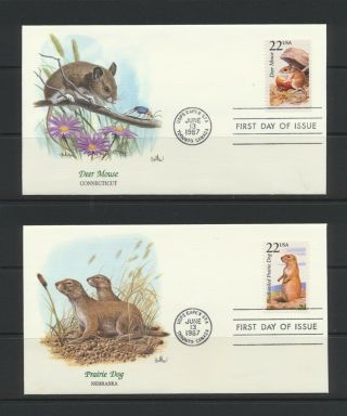 U.  S.  First Day Covers - C.  T.  O.  - 1981 - 1990 - Lot A - 188 (10)