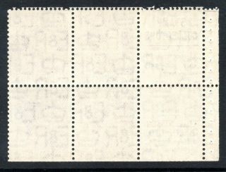 G.  B.  : 1936 KEVIII 1½d booklet pane SG PB5 - 13 2