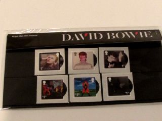 Rare Collectable David Bowie Royal Mail Stamp Presentation Pack