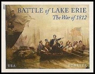 Us 4805a War 1812 Battle Of Lake Erie Imperf Ndc Single Mnh 2013